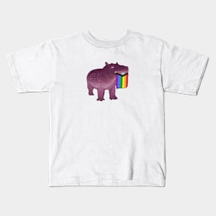 Pride Hippo Kids T-Shirt